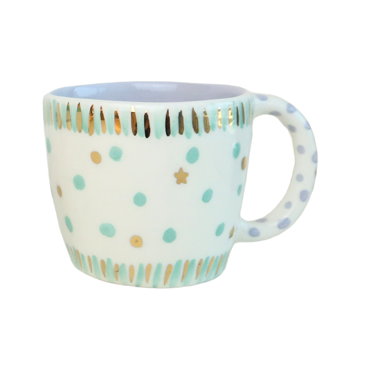 Moon A Blue Alphabet Mug Sherie Boutik