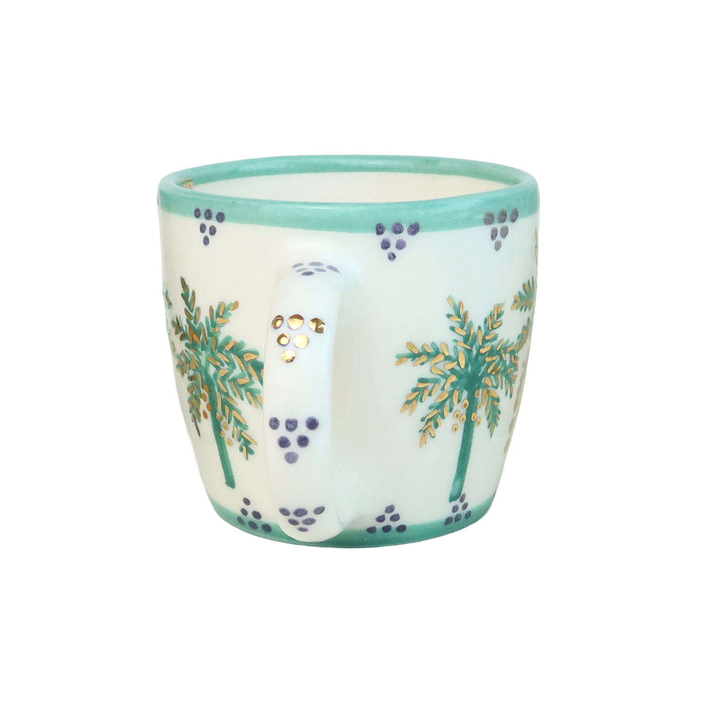 D Alphabet Palm Tree Mug