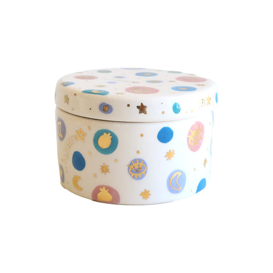 Polka Dot SB Theme Ceramic Container Sherie Boutik