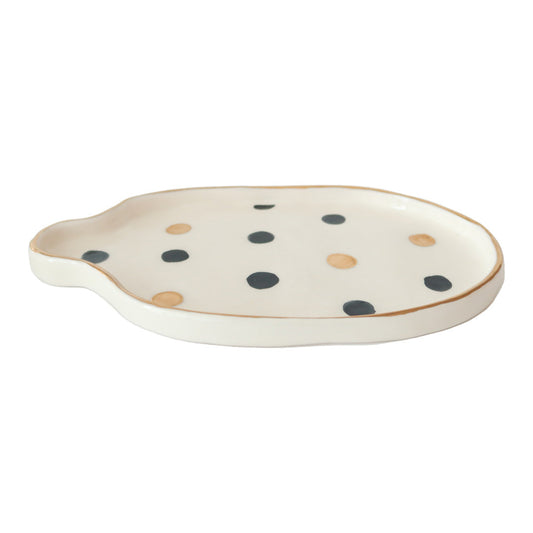 Polka Dot Ceramic Saucer Sherie Boutik