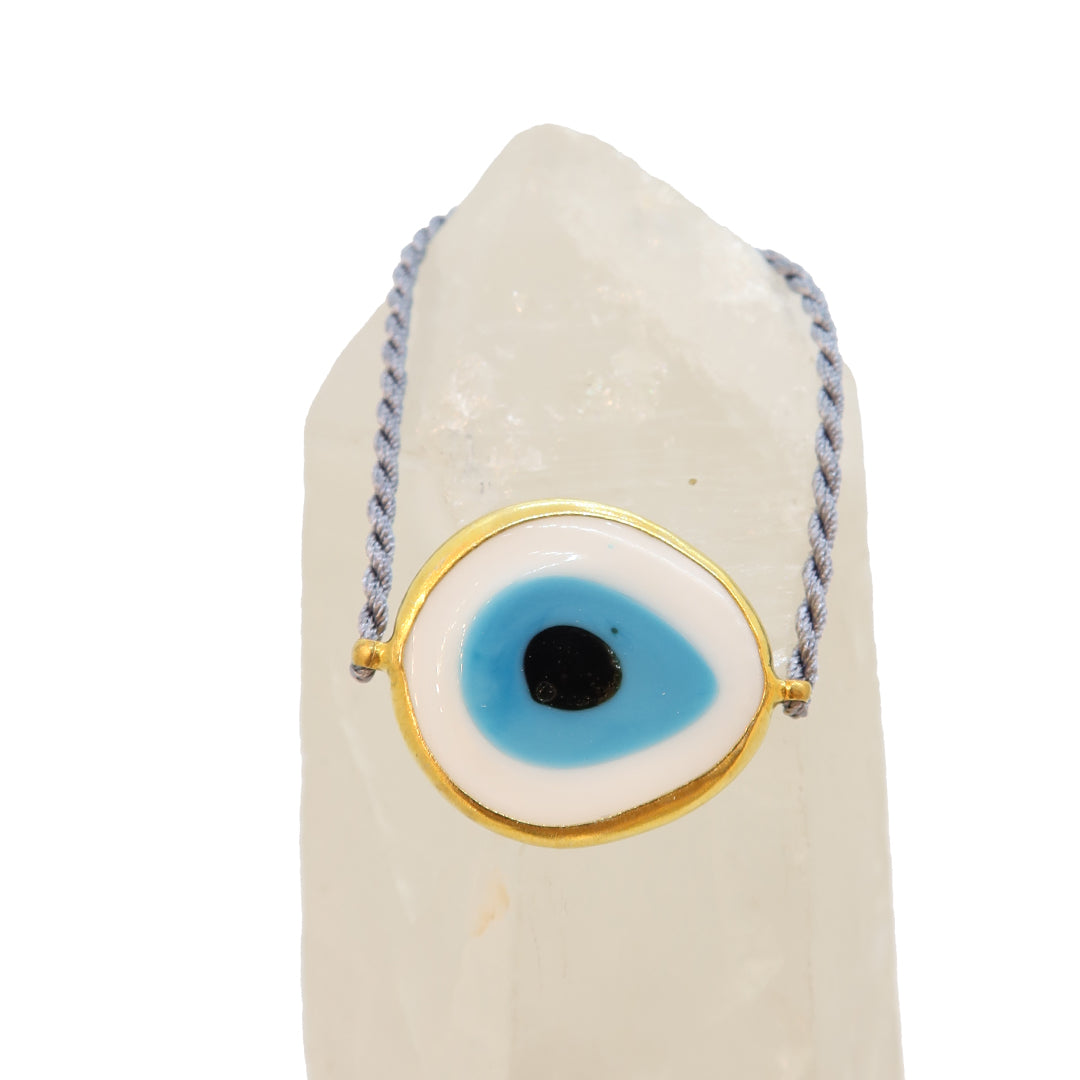 Elif Glass Eye (Large) Bracelet