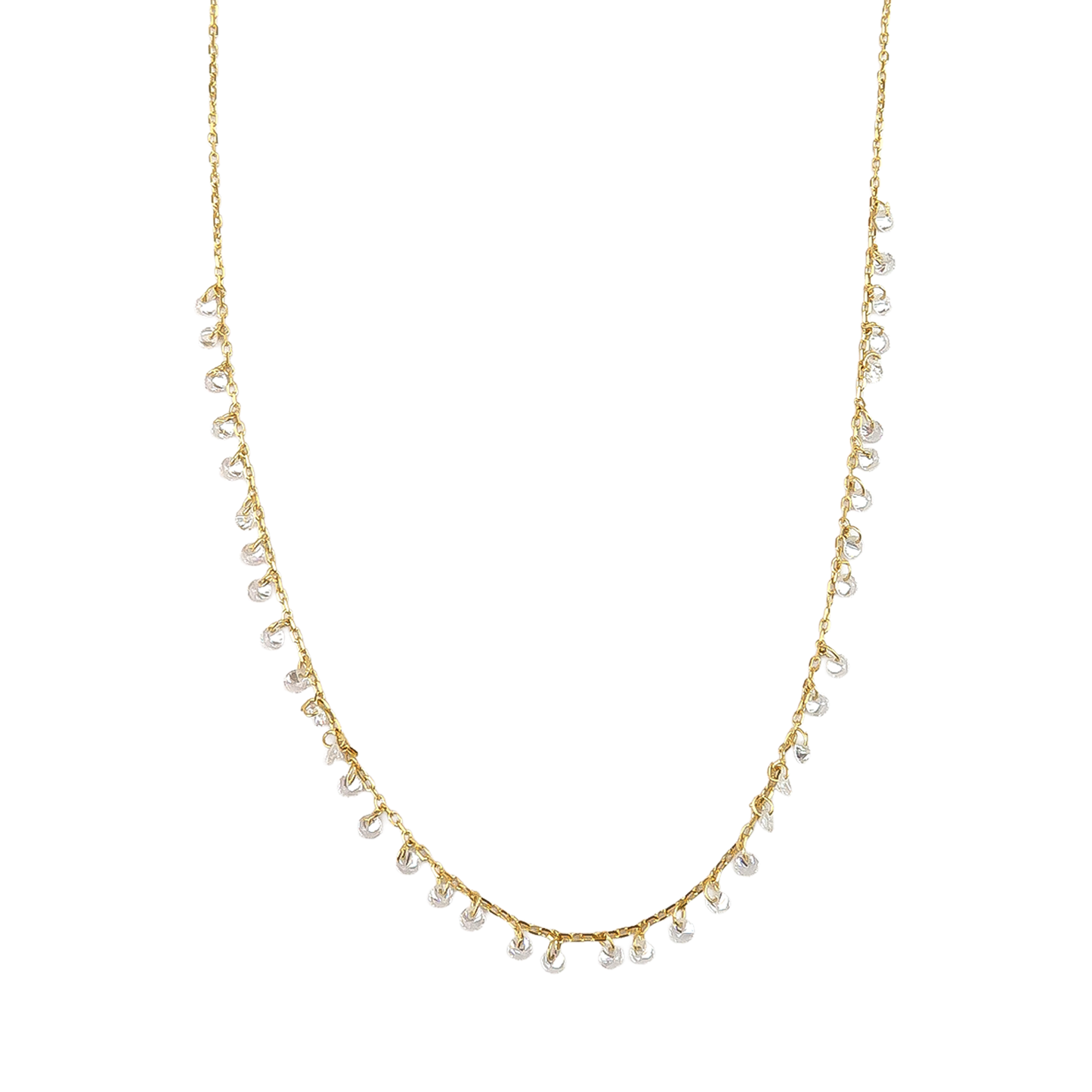 Clear crystal Charms Necklace