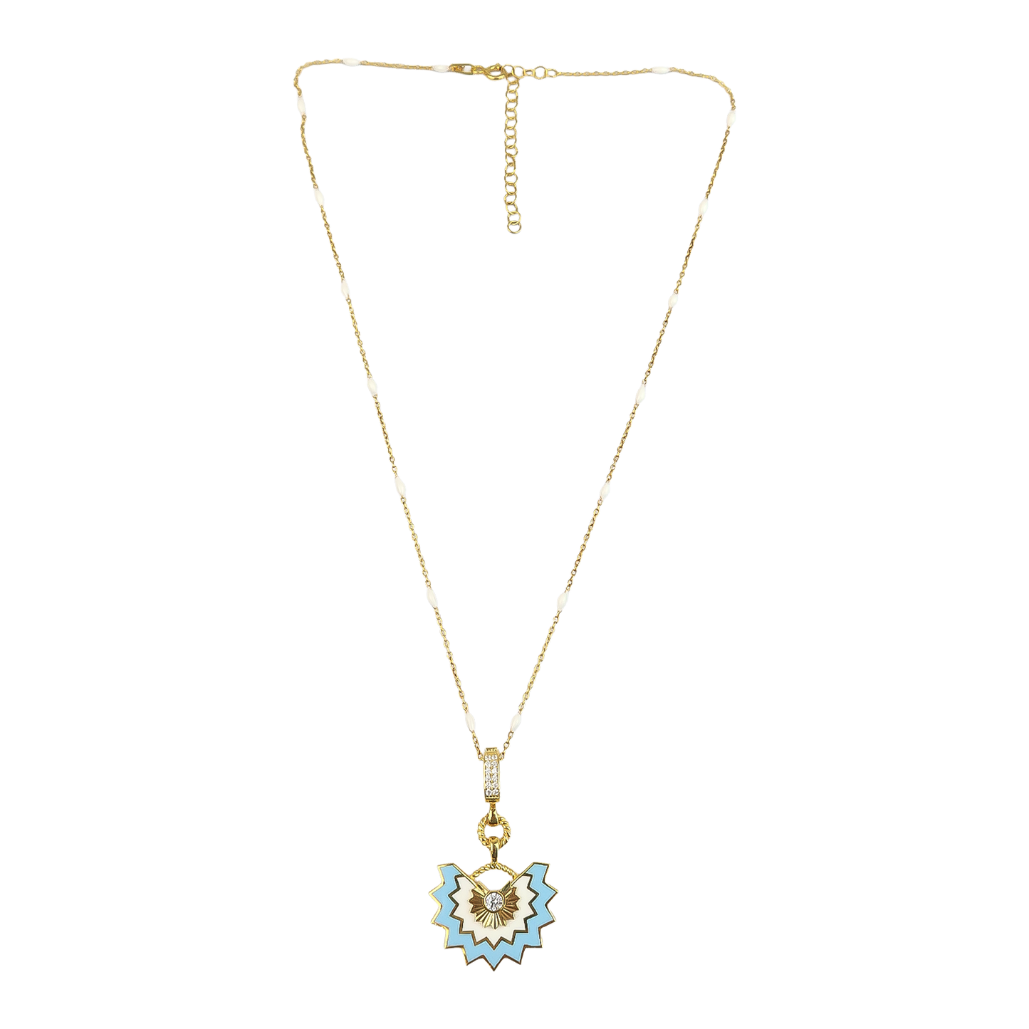 Geometric Enamel Eye & other Designs -I-necklaces