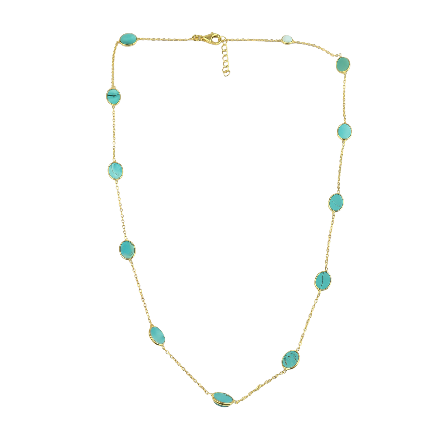 Long Necklace Turquoise /C