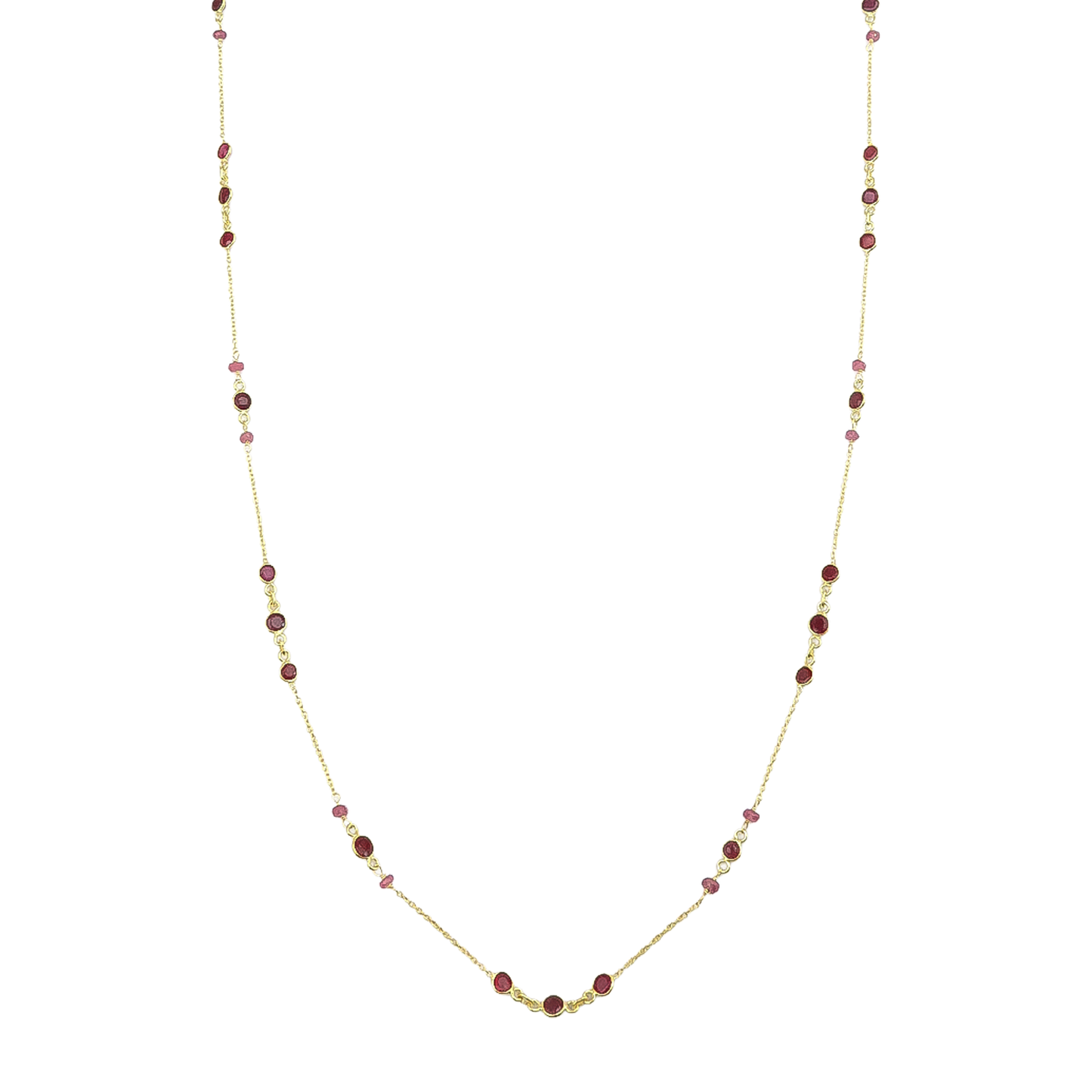 Long Necklace /Ruby