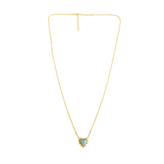 Small Heart Turquoise | Crystal Sherie Boutik