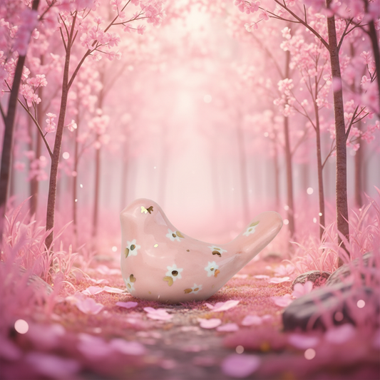 Cherie Small Bird | Baby Pink Daisy Sherie Boutik