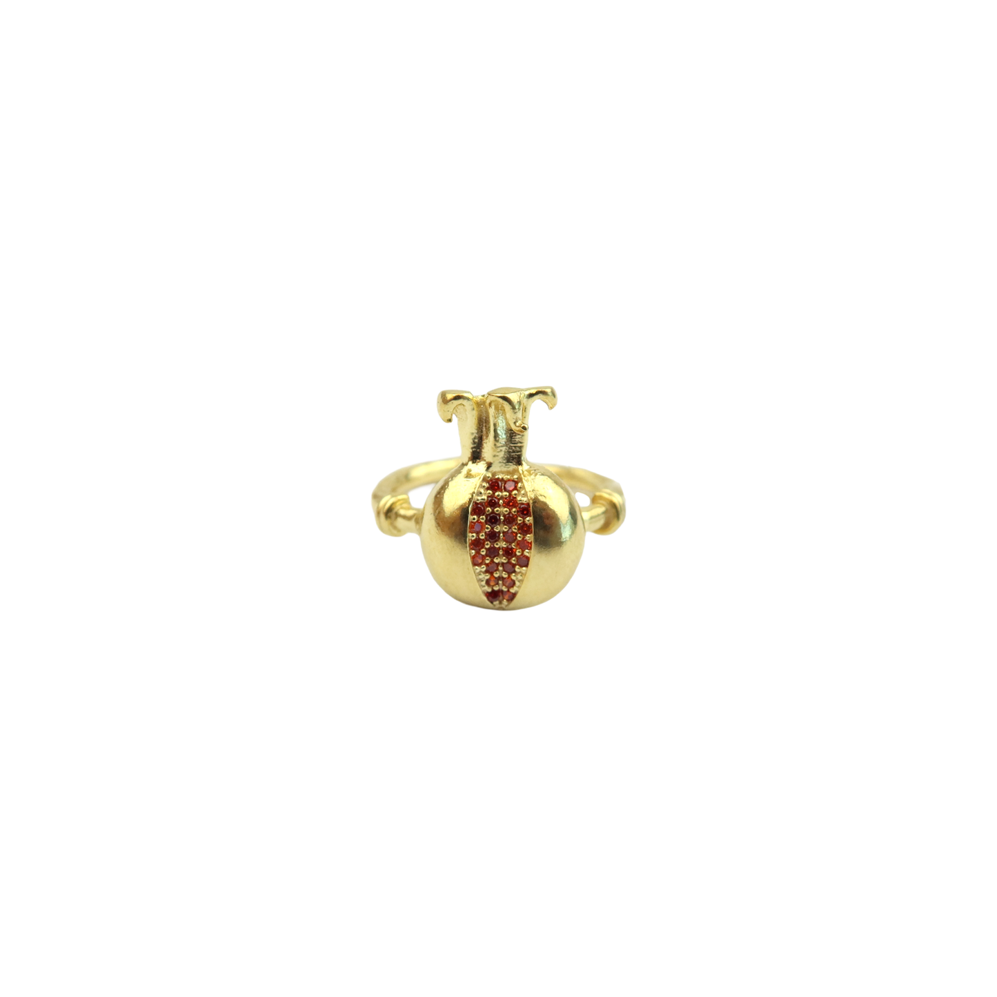 Pomi Orange Crystal Ring R2476