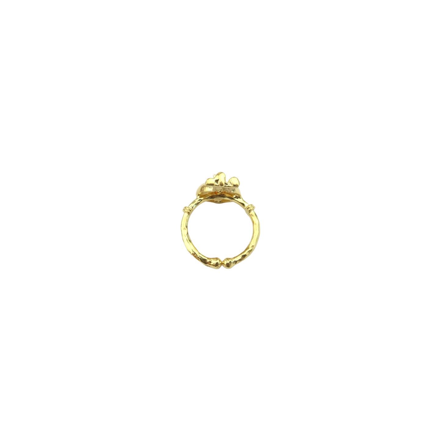 Pomi Orange Crystal Ring R2476