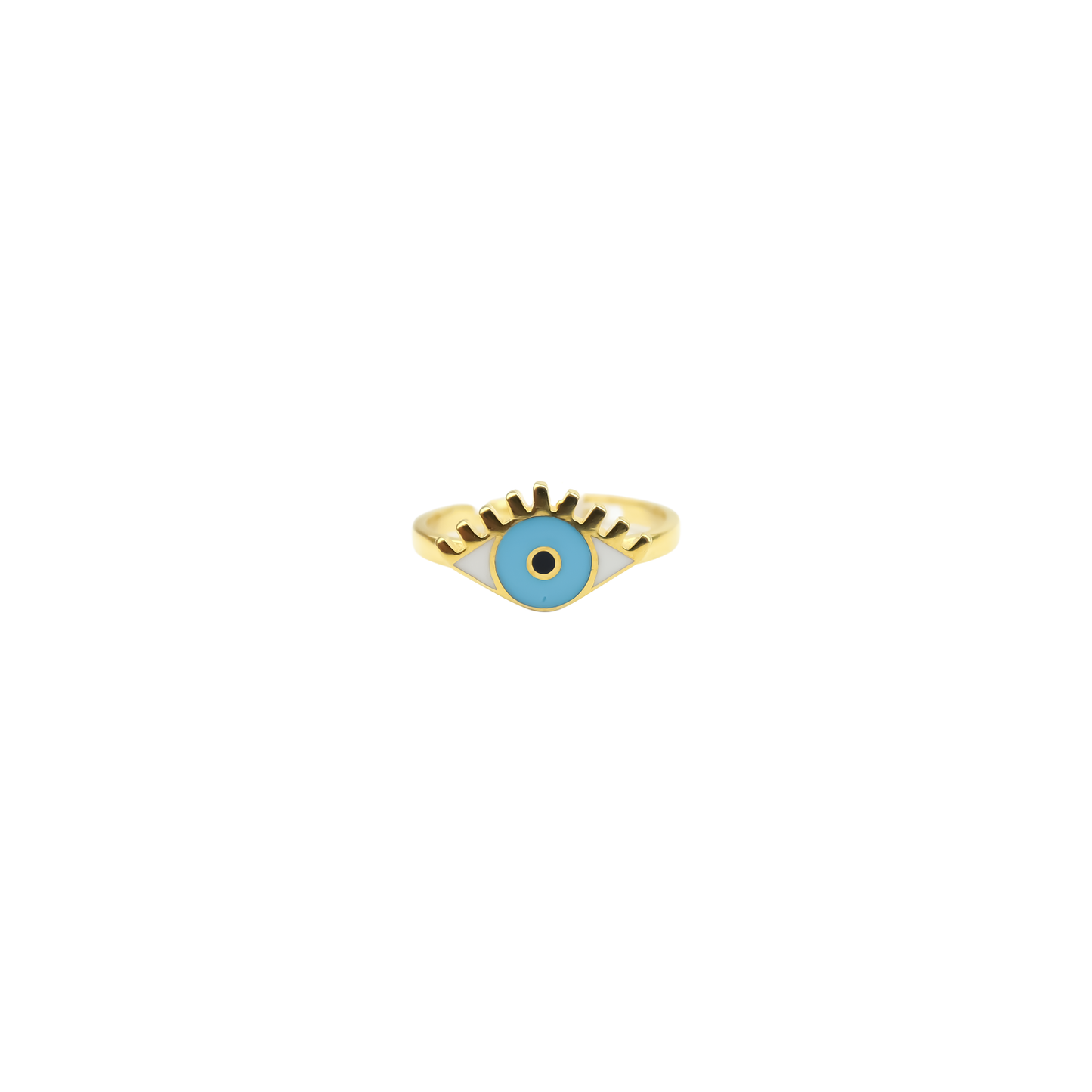 Eyelash Enamel Ring
