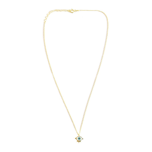 Eye Enamel Spike Necklace Sherie Boutik