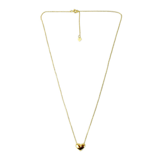 Full Heart Pendant Necklace Sherie Boutik