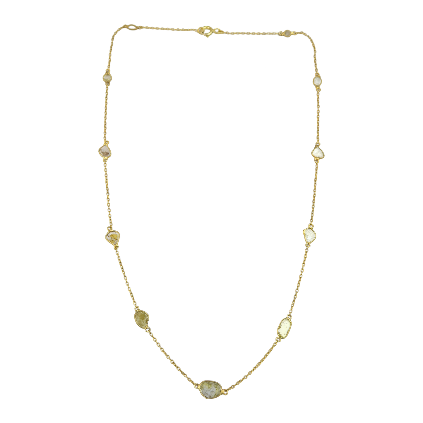 Necklace Plane Chain pave Diamond