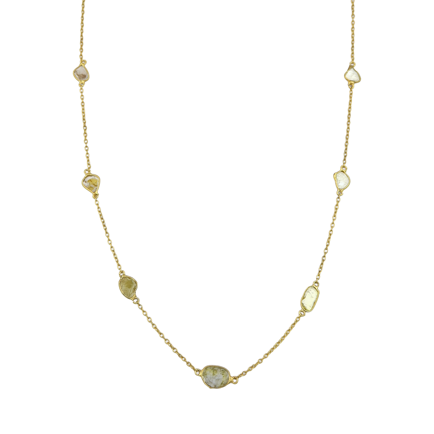 Necklace Plane Chain pave Diamond