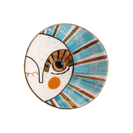 Moon Face Plate l Wall Decor