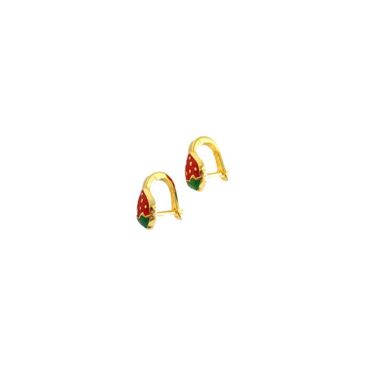 Strawberry Earrings Sherie Boutik