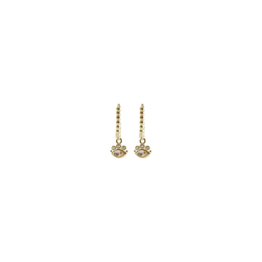 Delicate Eye Clear Earrings