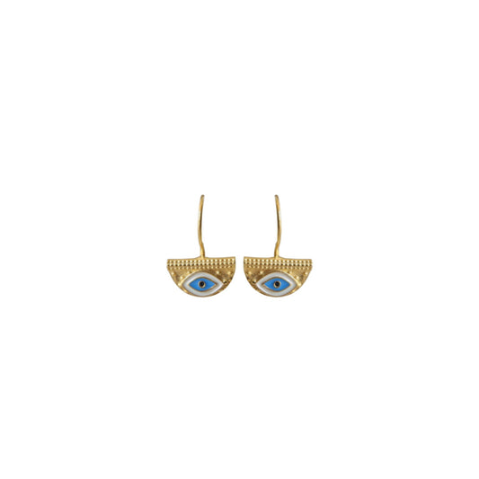 Semi Circle Eye Hook Earrings Sherie Boutik
