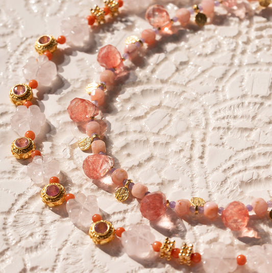 Necklace strawberry qtz NS 2518