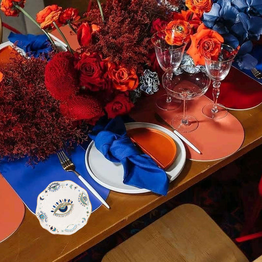 Mystic Eye Ceramic Plate & Wall Decor Sherie Boutik