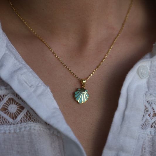 Necklace Shell white NS 2486