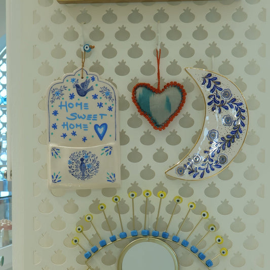 Ceramic Wall hanging Key Holder Sherie Boutik