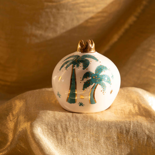 Double Green Palm Tree Pomegranate Sherie Boutik