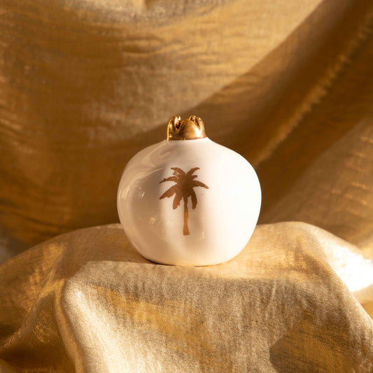 Golden Palm Tree Pomegranate Sherie Boutik