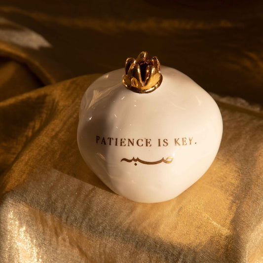 “Patience is the key“ Pomegranate Sherie Boutik