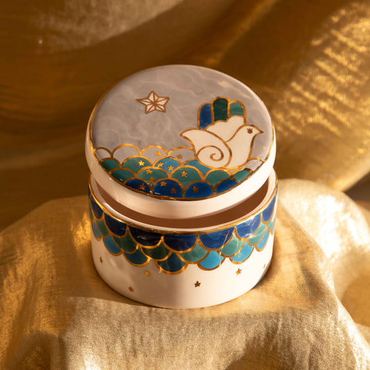 Khamsa bird Storage Box Sherie Boutik