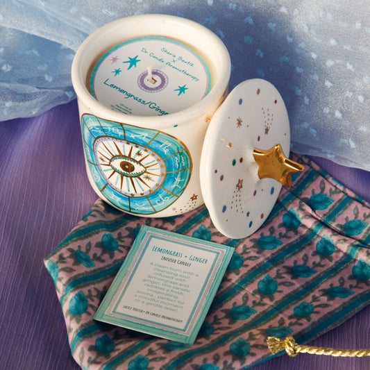 Scented Zodiac Candle Jar - Lemongrass/Ginger Sherie Boutik
