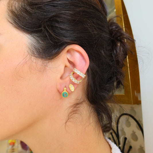 Double Crystal Earcuff Sherie Boutik