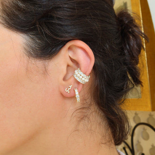 Coco Pearl Crystal Earcuff Sherie Boutik
