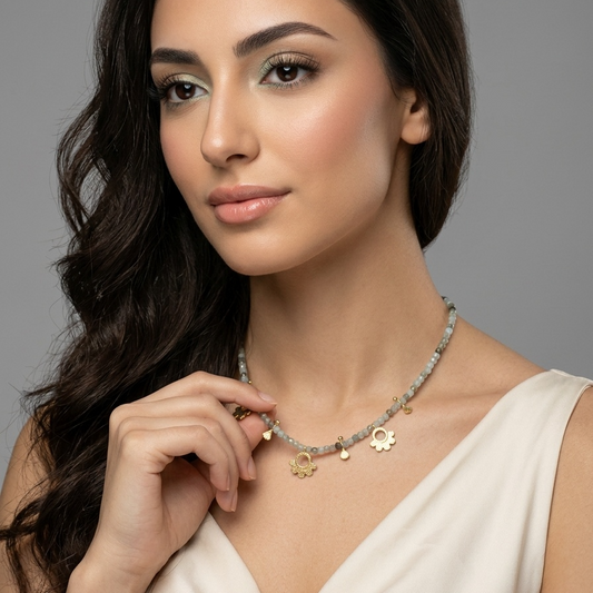 Necklace Multi stone NS 2349