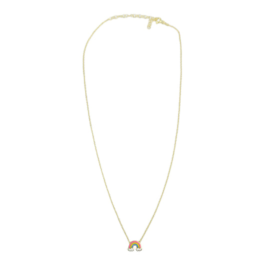 Rainbow Enamel Necklace Sherie Boutik