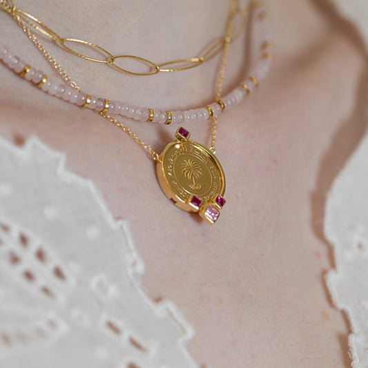 “Bahrain with love” Green Crystal Sherie Boutik