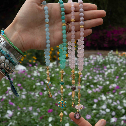 Turquoise Eye Charm Misbaha Sherie Boutik