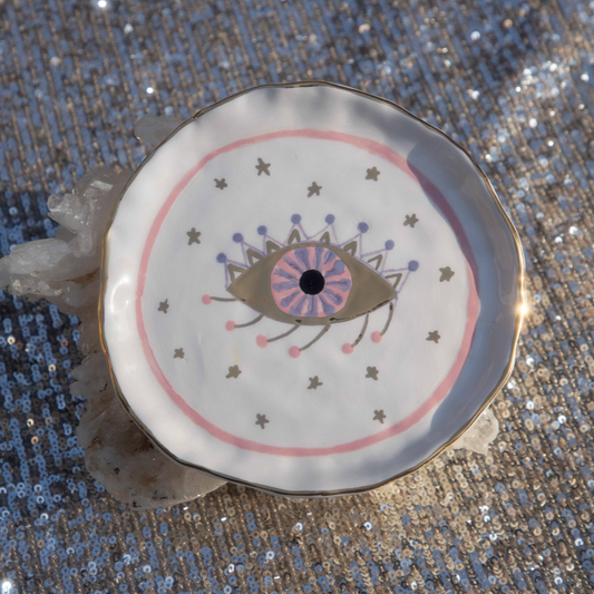 Protective Eye Stars Plate Sherie Boutik