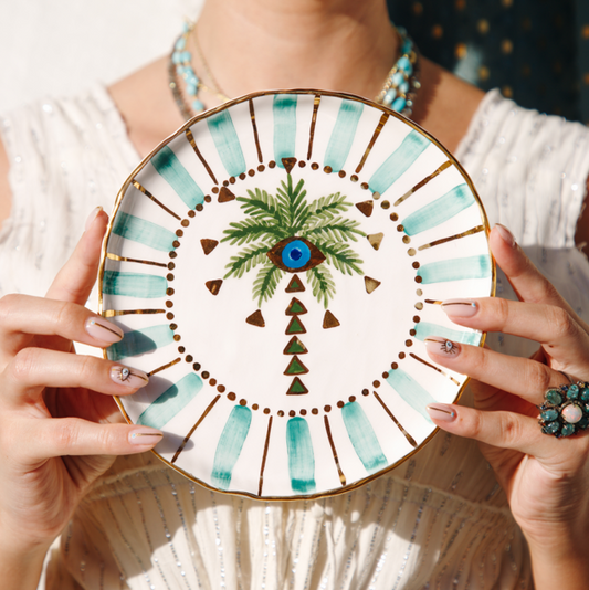 The OG Palm Tree Eye Plate & Wall Decor Sherie Boutik