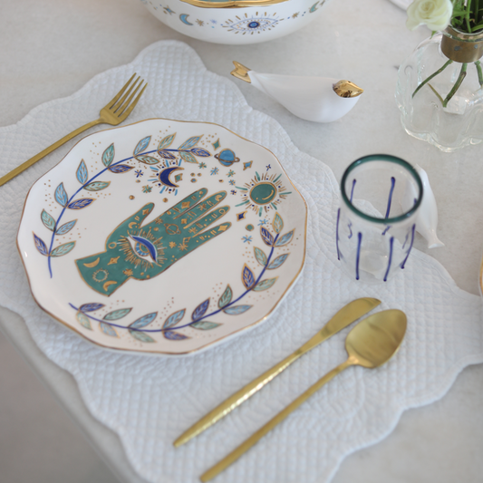 Khamsa Celestical Medium Plate Sherie Boutik