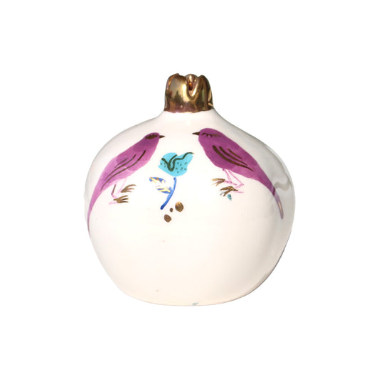 Two Lilac Bird Pomegranate