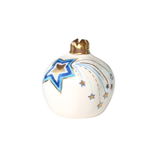 Gold & Blue Cluster Star