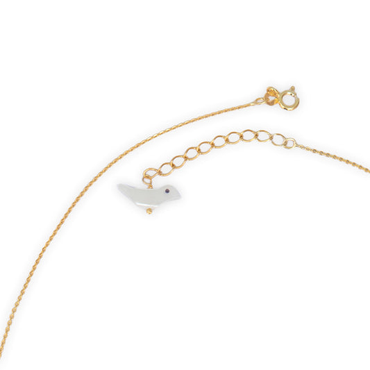 “In the name of God“ Calligraphy Enamel Necklace Sherie Boutik