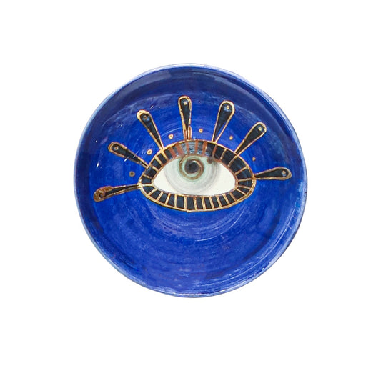 Elektra Blue Eye Ceramic Wall Décor