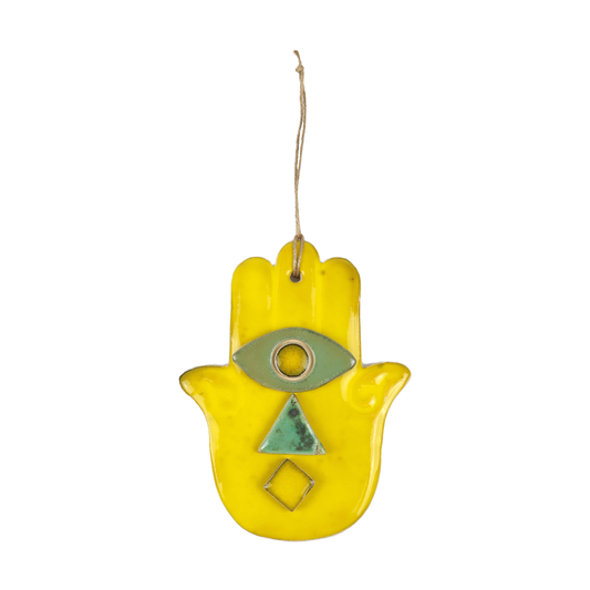 Ceramic Khamsa l Hand Wall Décor 1