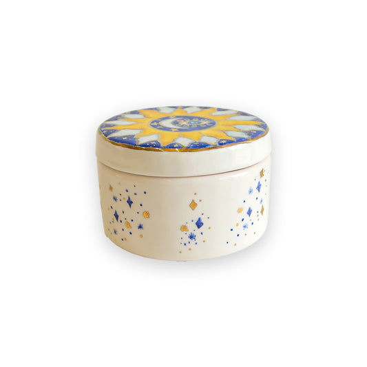 Yellow Sun Storage Box Sherie Boutik