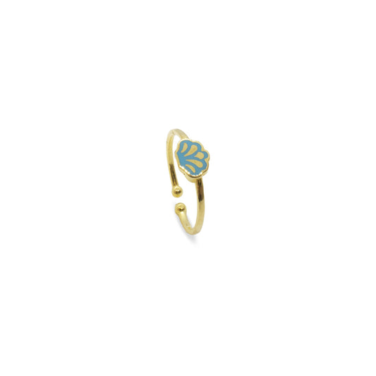 Shell Enamel Ring Sherie Boutik