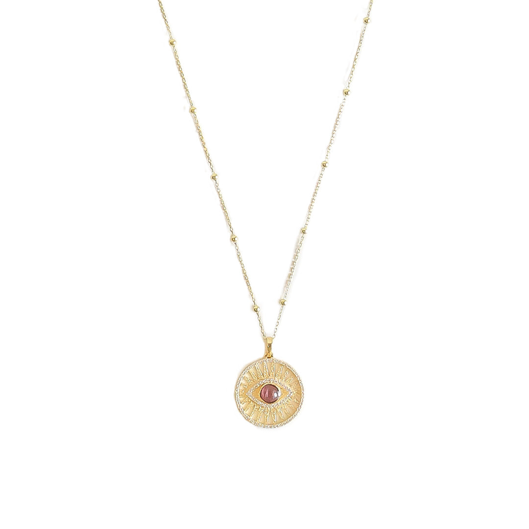 Sunbeam Eye Necklace Sherie Boutik