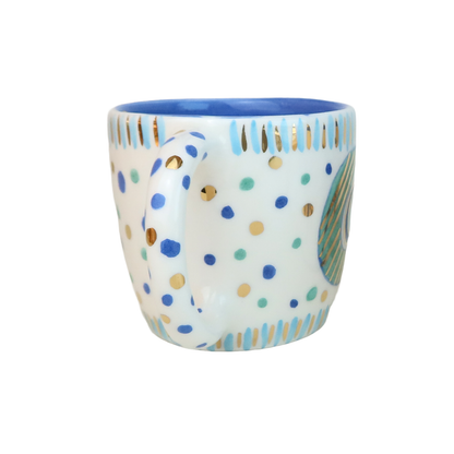 C Evil Eye Alphabet Mug Sherie Boutik