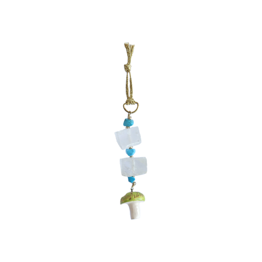 Salt + Ceramic Mushroom Amulet Home Décor